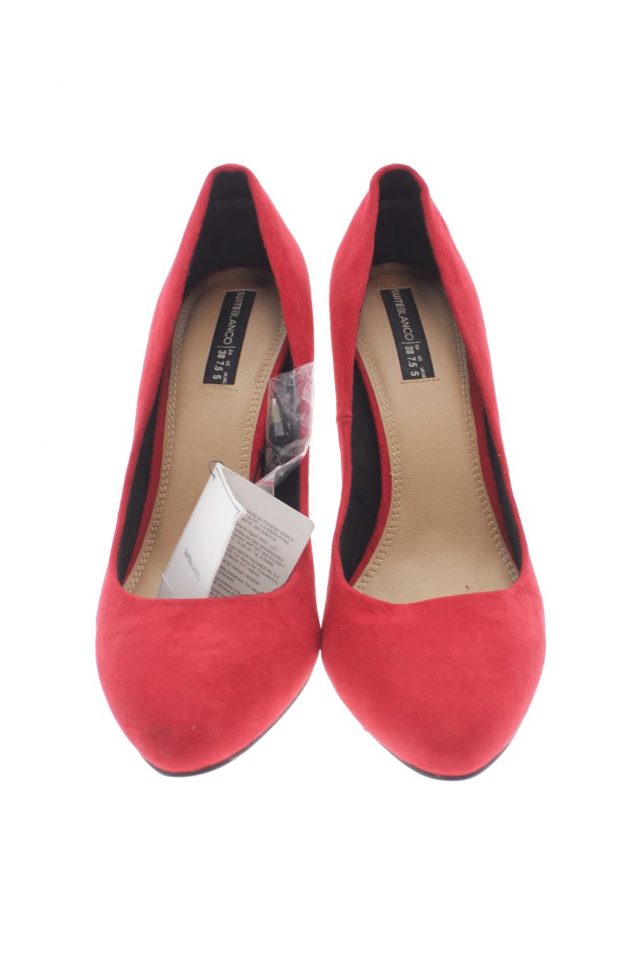 Zapatos de tacon de SUITEBLANCO de la talla 38, de color rojo de