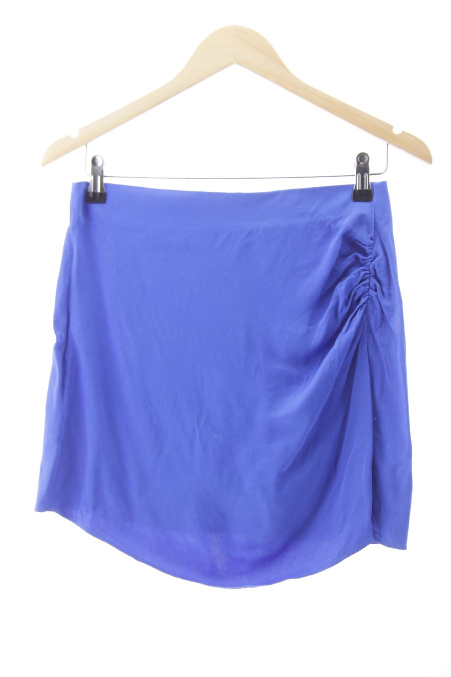 Falda de Stradivarius de la talla 36, de color azul