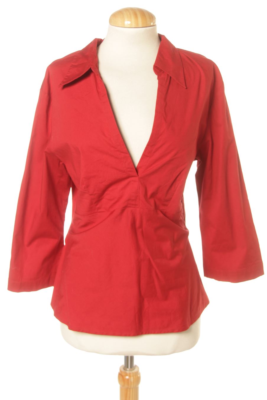 Blouse à manches longues Zero de la taille 42, de couleur rouge