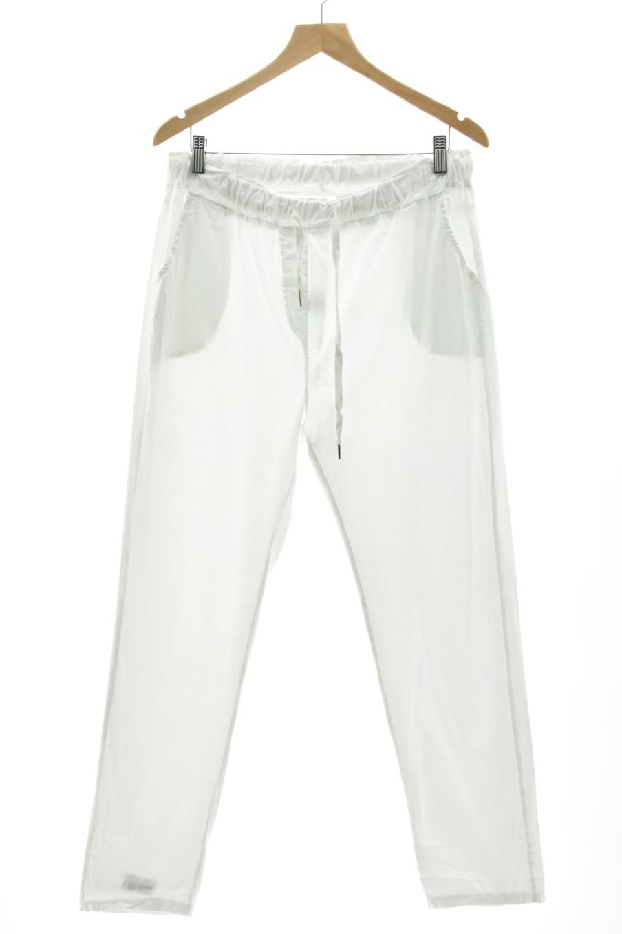 Pantalon Casual Made in italy de la taille XXL, de couleur blanc