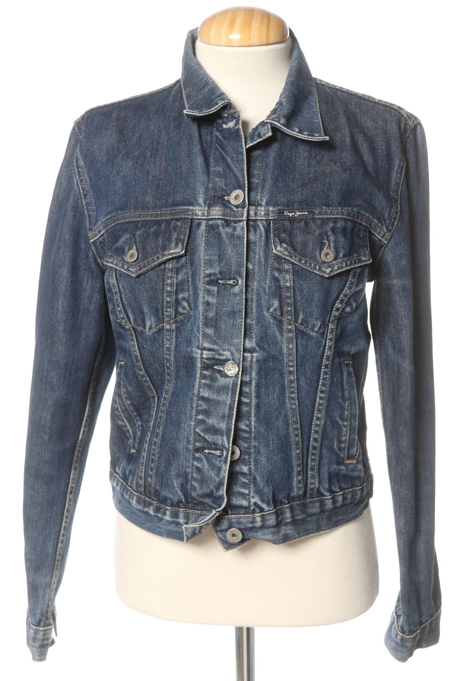 Blouson Pepe Jeans de la taille M, de couleur bleu de denim