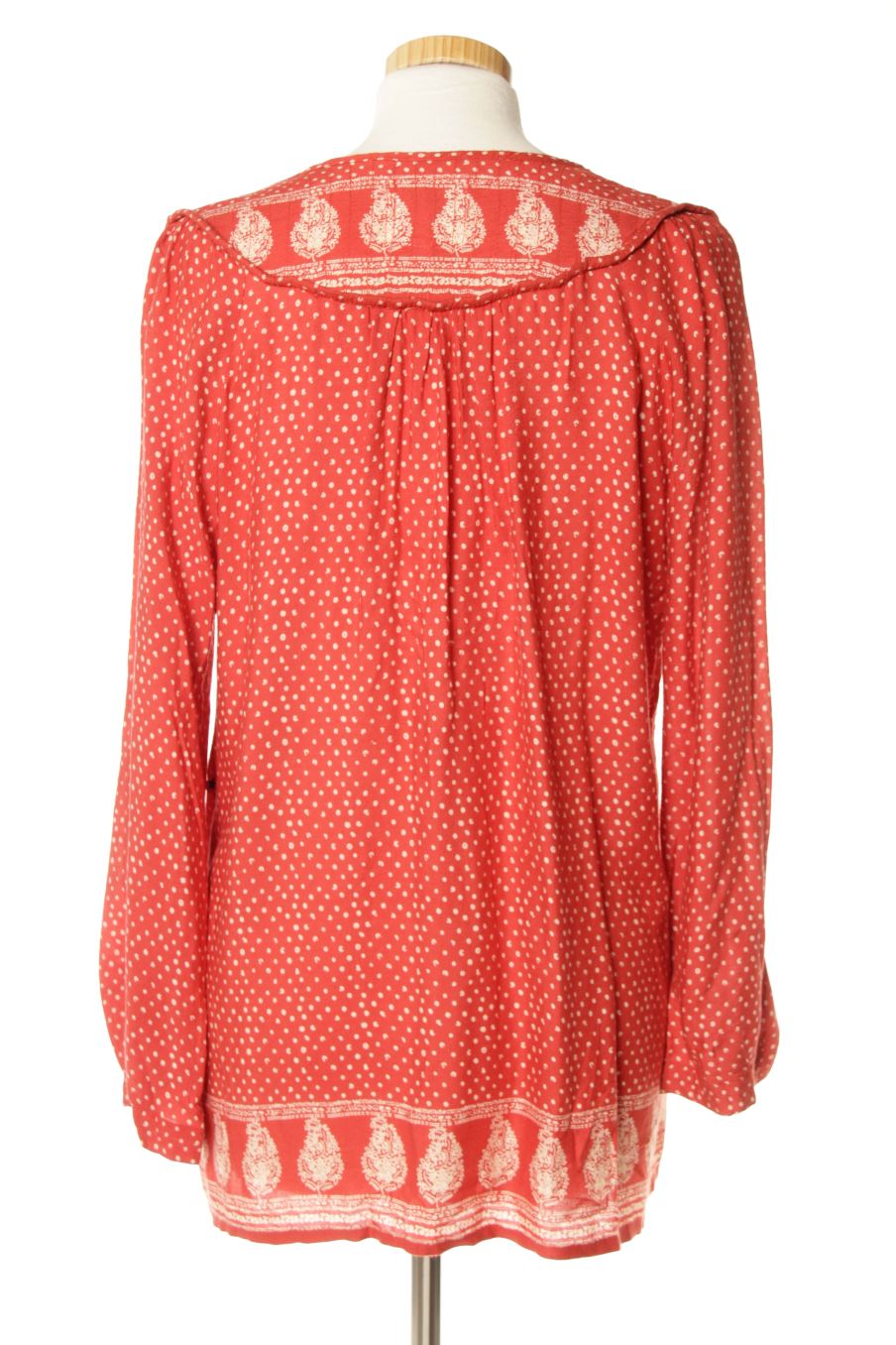 Blusa de manga larga de Pepita Perez de la talla XL, de color naranja