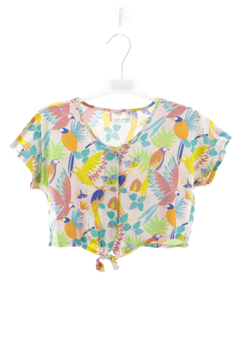 Blouse à manches courtes Zara de la taille 11 ans de seconde main