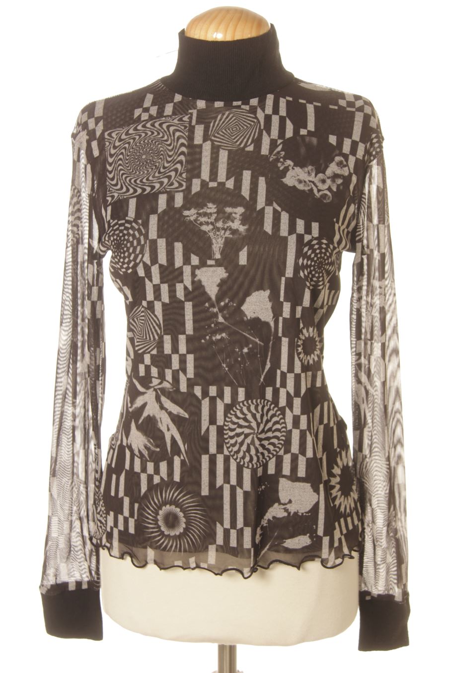 Blusa a maniche lunghe de Desigual de la talla M, de color stampato
