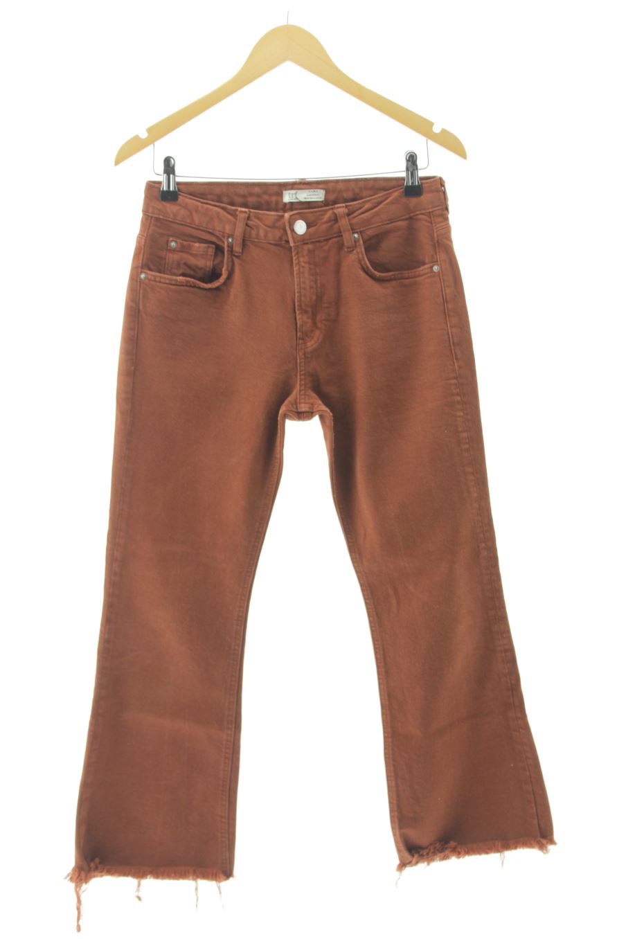 Jeans Trafaluc de la taille 38, de couleur marron de denim