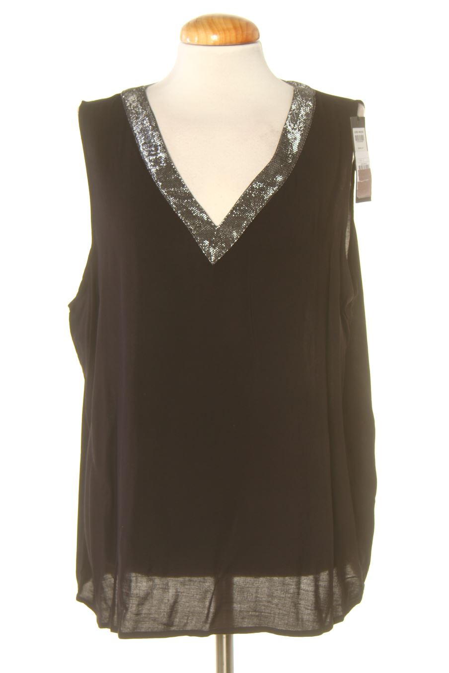 Top Vero moda de la taille XL, de couleur noir