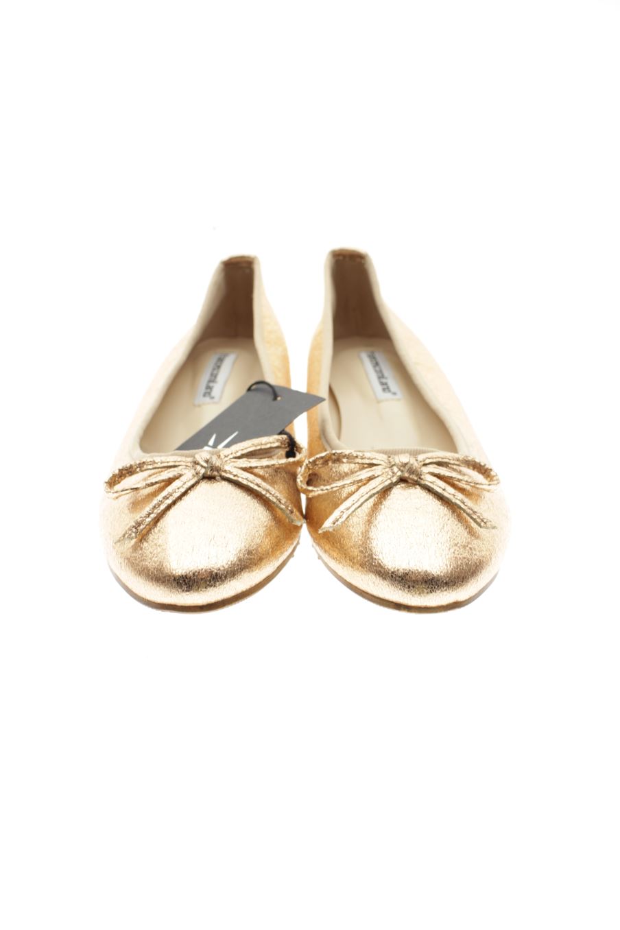 Bailarinas de Francesco Milano de la talla 37, de color dorado de