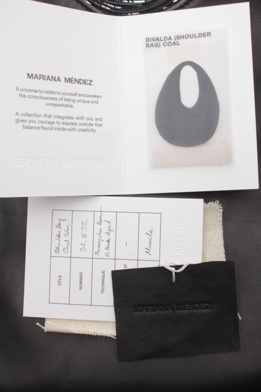 Bolso de Hombro Negro de MARIANA MÉNDEZ