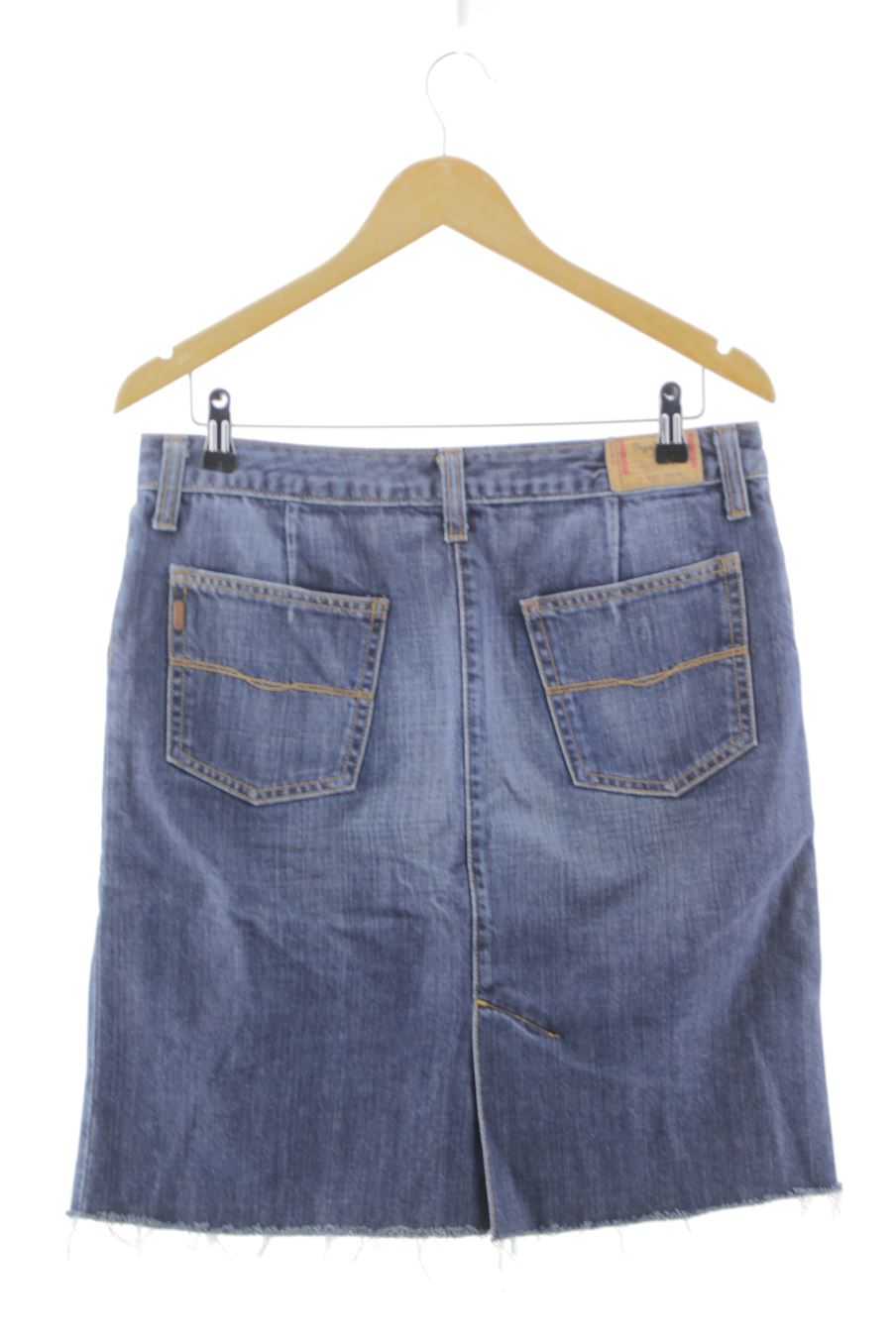 Jupe Pepe Jeans de la taille 38, de couleur bleu de denim