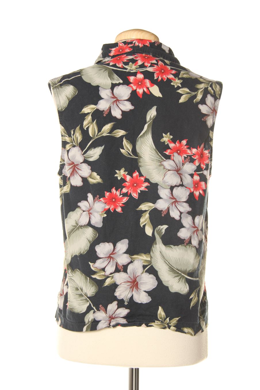 Camisa sin mangas de Mango de la talla S, de color flores
