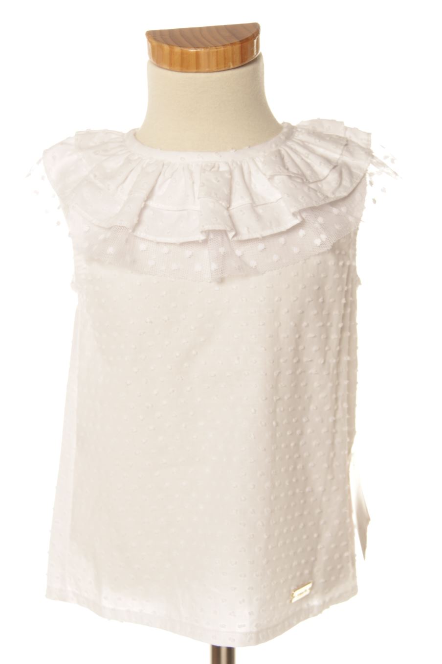 Blusa de manga corta de Carmencitas de la talla 3 años con etiqueta