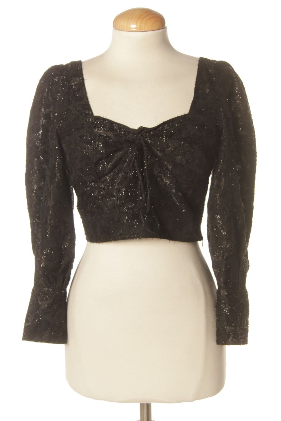 Blusa de manga larga de Desigual de la talla 38, de color negro