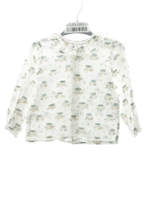 Blusa a maniche lunghe