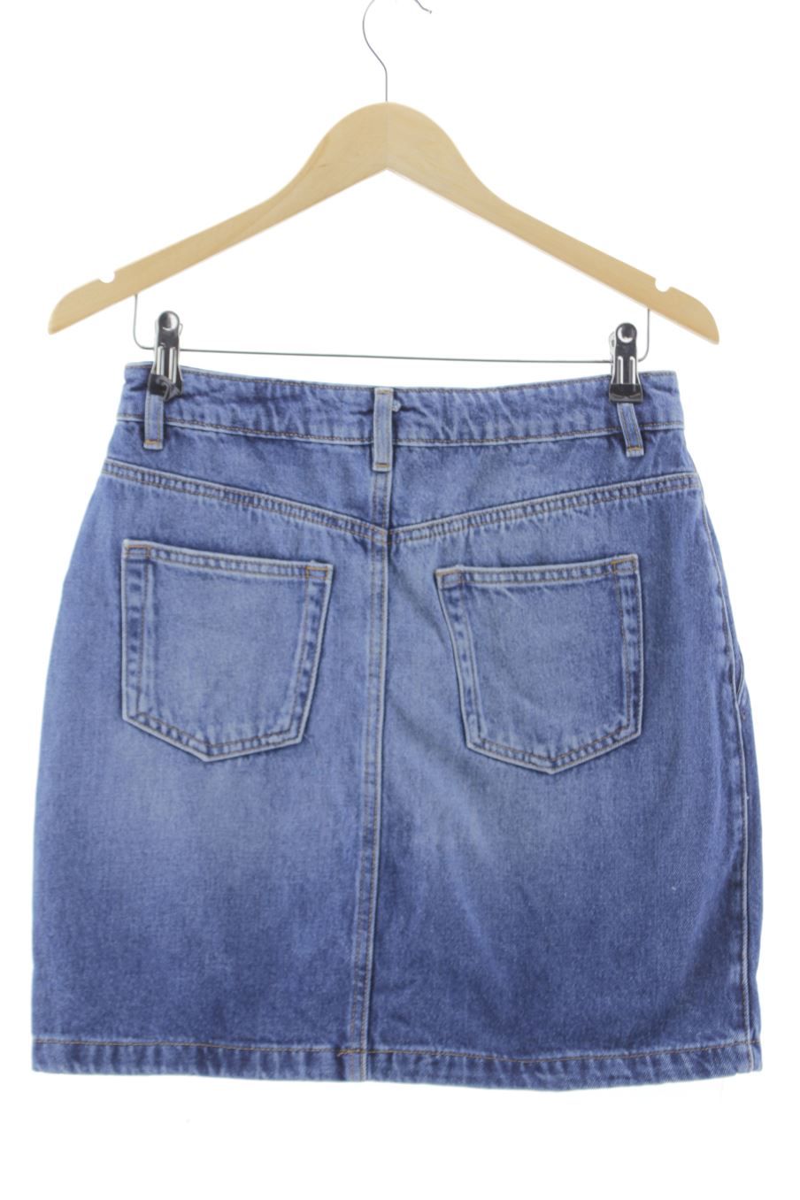 Jupe Reserved de la taille 38, de couleur bleu de denim
