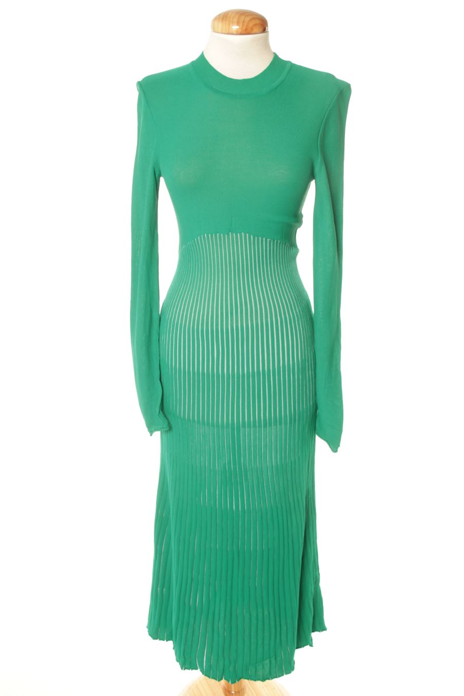 Robe casual Zara de la taille S, de couleur vert