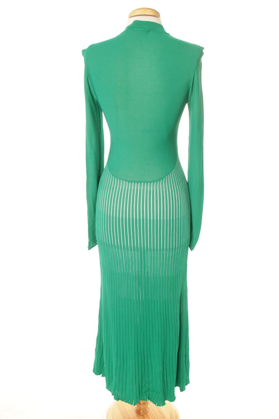 Robe casual Zara de la taille S, de couleur vert