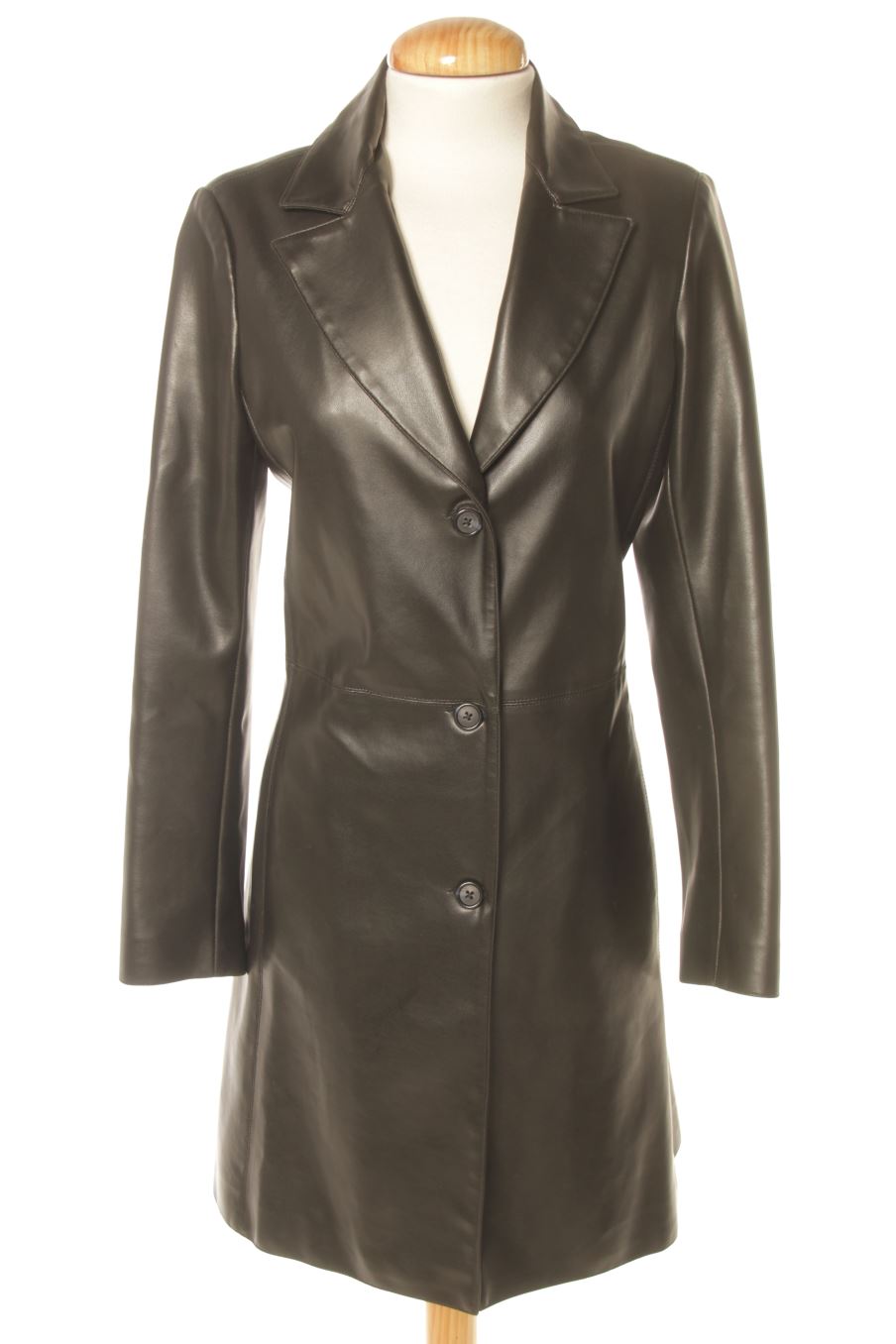 Manteau Comptoir des Cotonniers de la taille 36, de couleur noir de synthétique