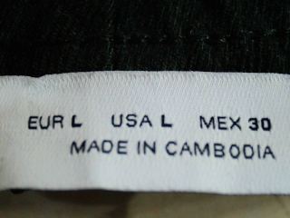 Pantalon Zara de la taille L, de couleur vert
