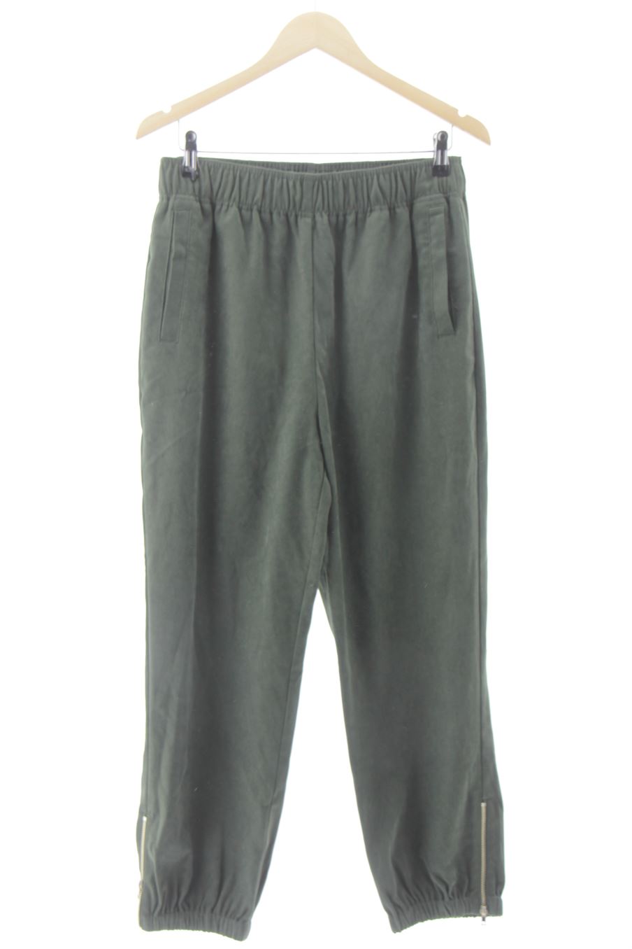 Pantalon Zara de la taille L, de couleur vert
