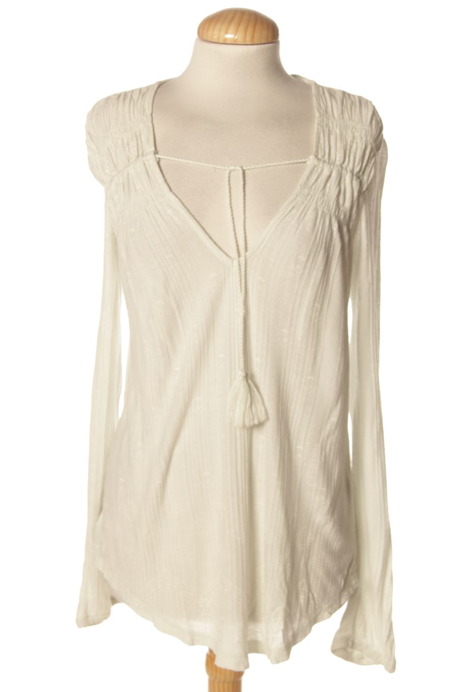 Blouse à manches longues Lucky brand de la taille S, de couleur bleu
