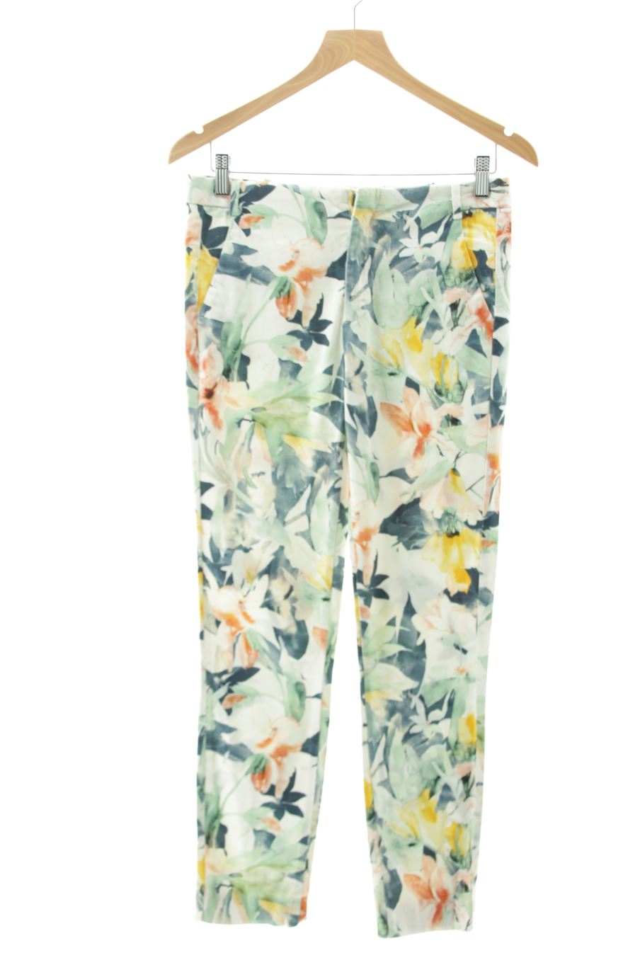Pantaloni de Zara de la talla 36, de color fiori