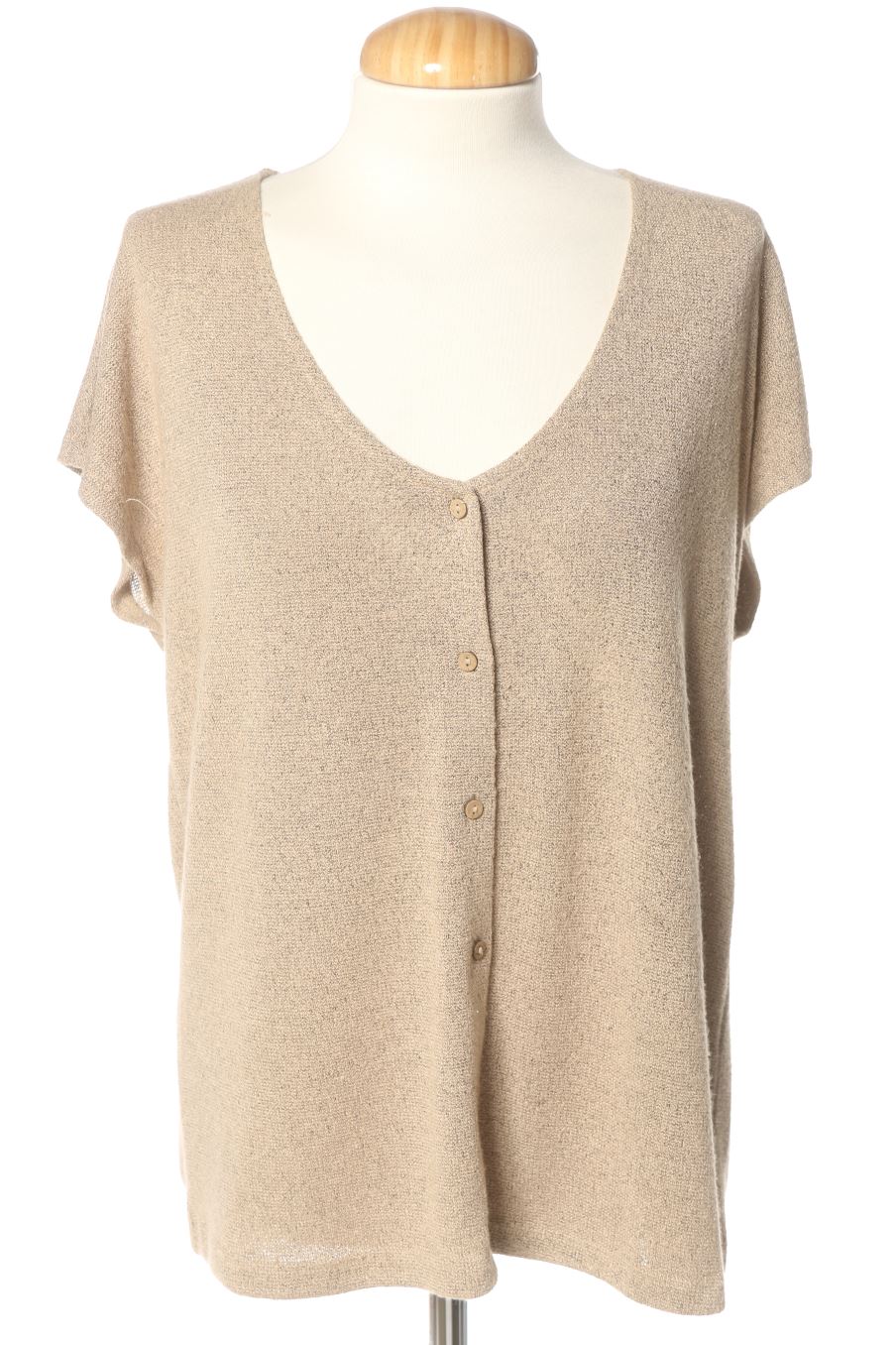 Hemd von Cortefiel Größe M, Farbe Beige, für