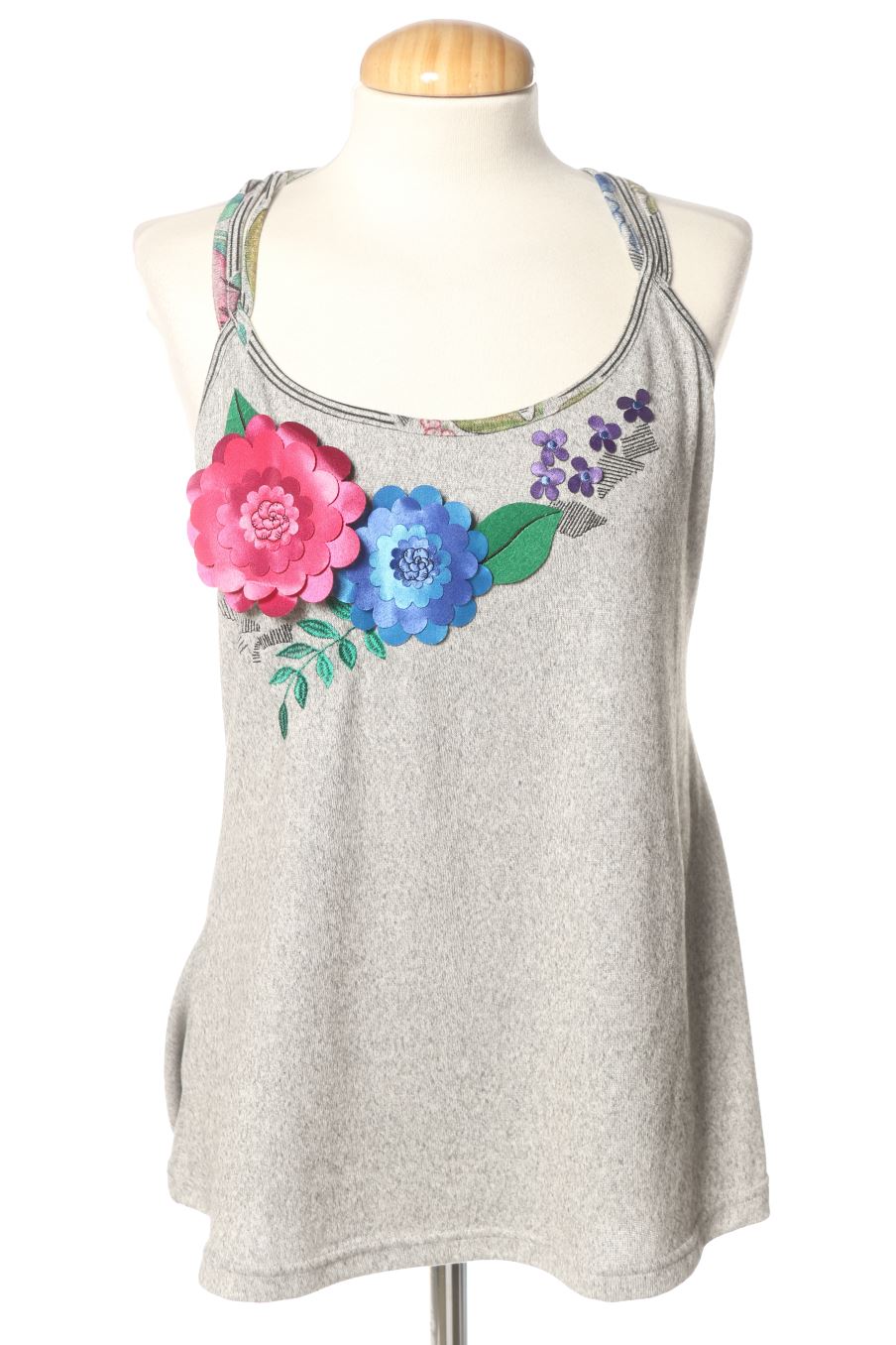 Top mamatayoe de la taille M, de couleur gris