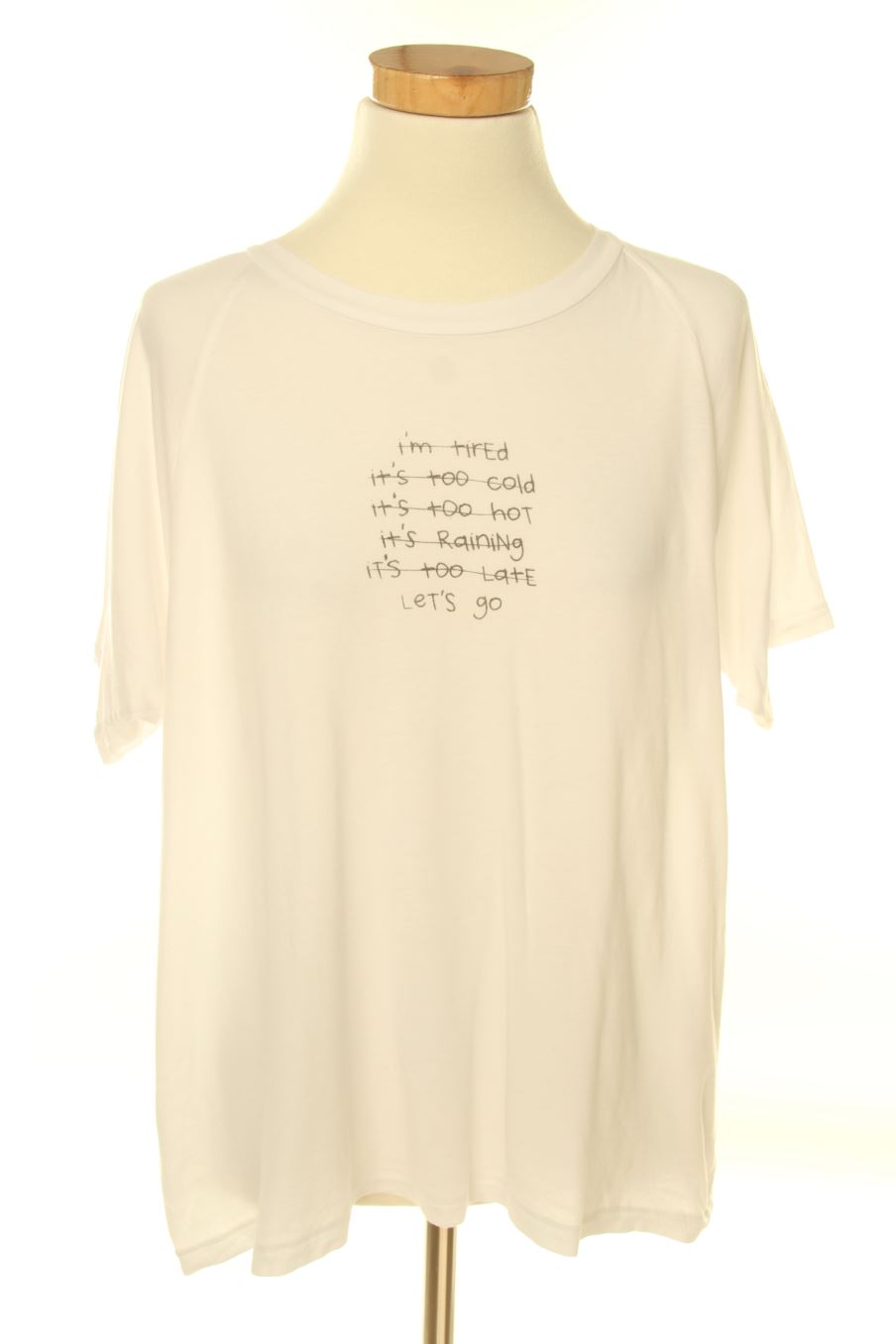 T-shirt Saint Noir de la taille M, de couleur blanc