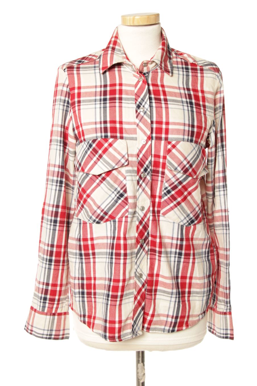 Camisa de Zara de la talla S, de color cuadros