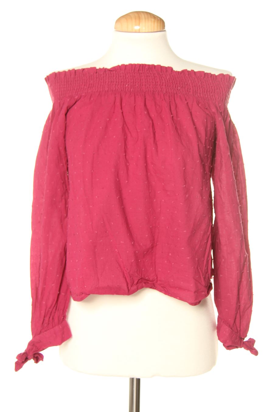 Langärmelige Bluse von new look Größe 36, Farbe Violett, für