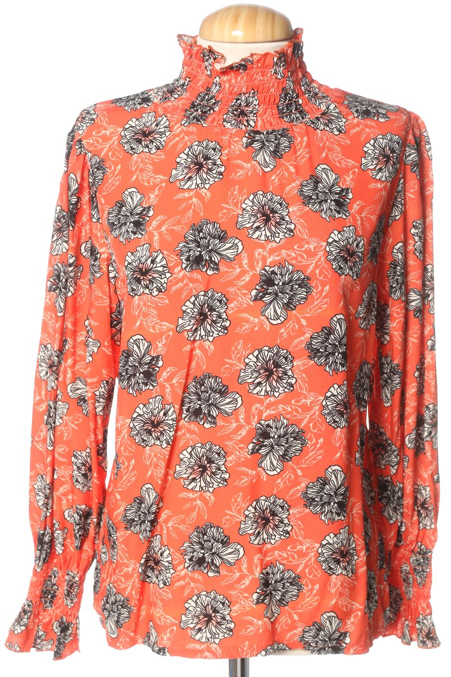 Blusa de manga larga de carlota & co de la talla S, de color flores
