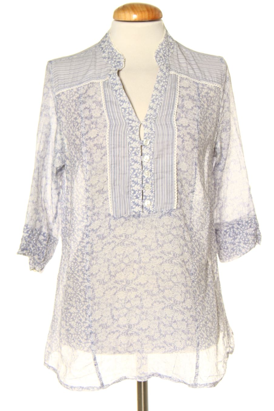 Blouse à manches longues Fórmula Joven de la taille 38, de couleur bleu