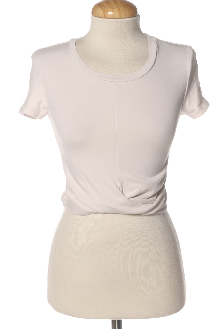 Top de Zara de la talla S, de color blanco