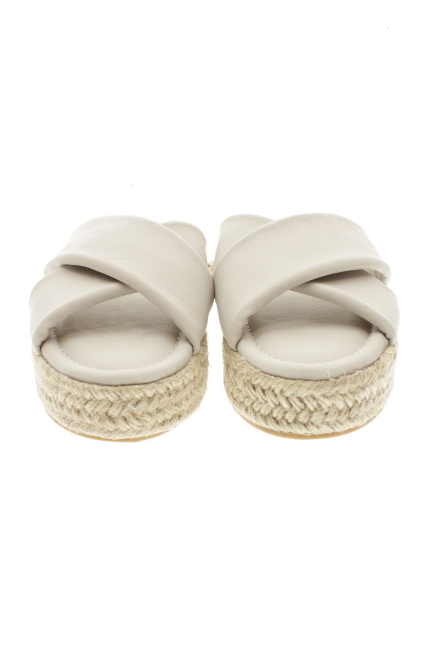 Sandalias planas de Xti de la talla 38, de color beige de