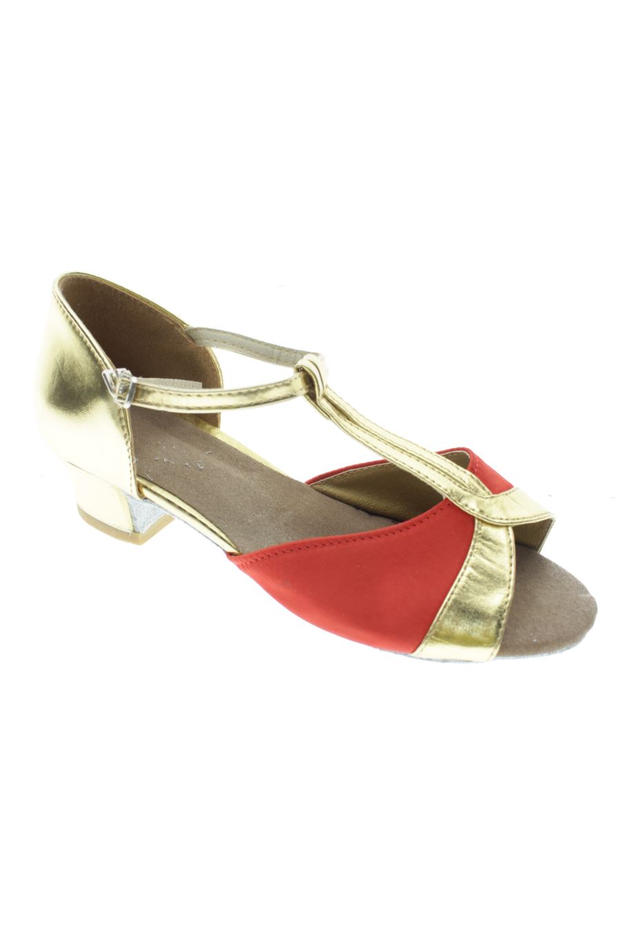Sandalias tacon de PERCENTIL de la talla 38, de color dorado de