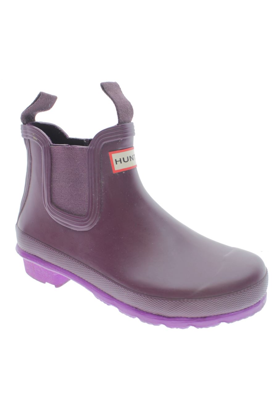 Botas de agua de Hunter de la talla 37, de color morado de