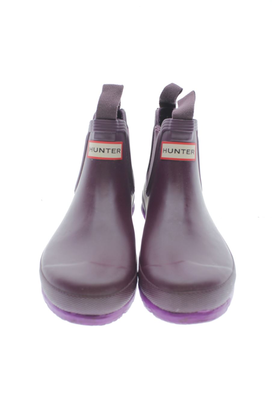 Botas de agua de Hunter de la talla 37, de color morado de