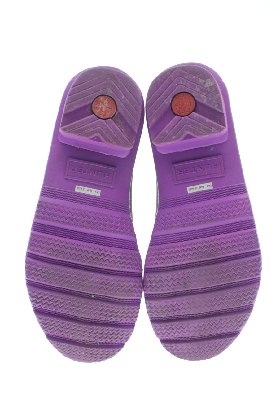 Botas de agua de Hunter de la talla 37, de color morado de
