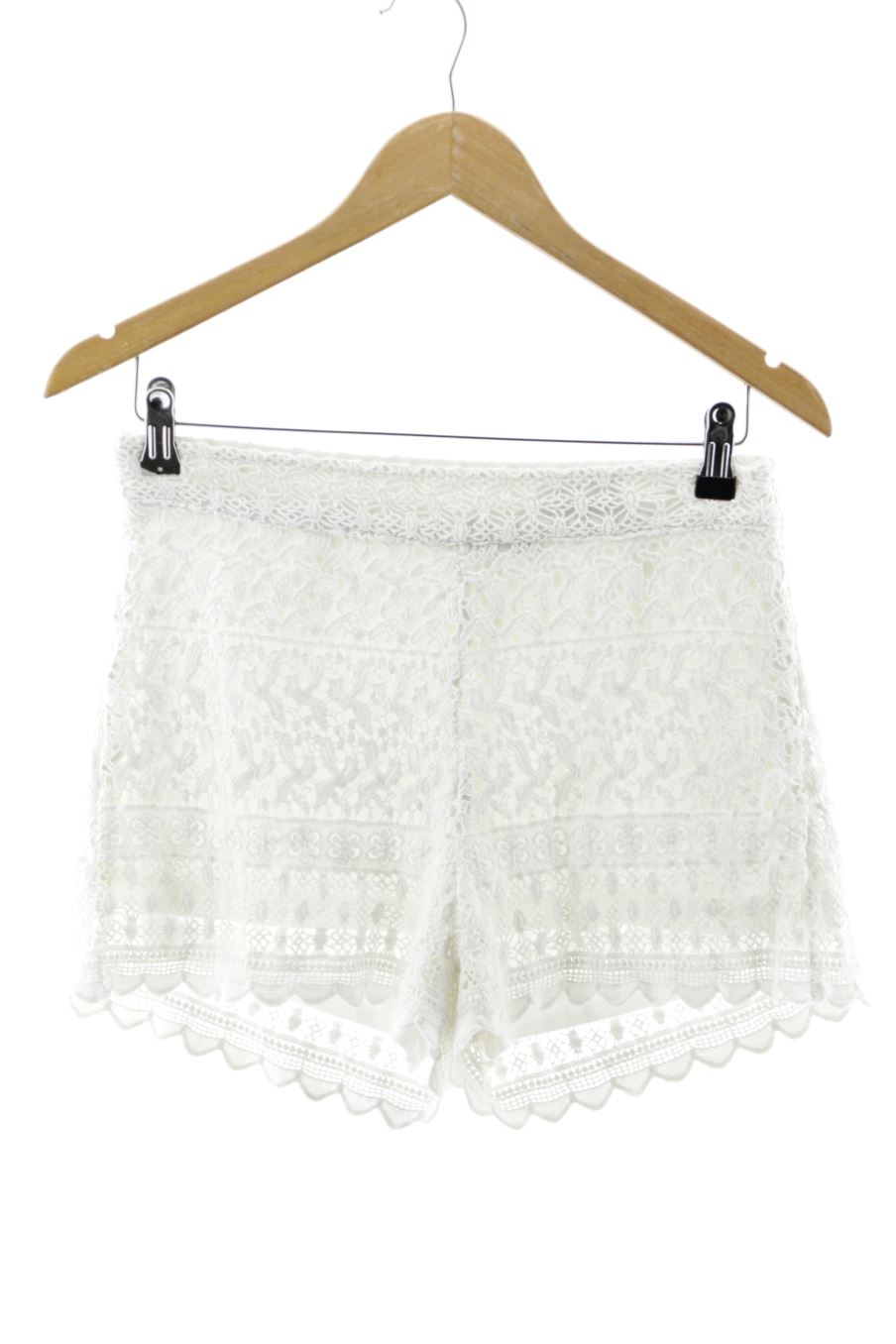 Shorts Pull & Bear de la taille L, de couleur blanc