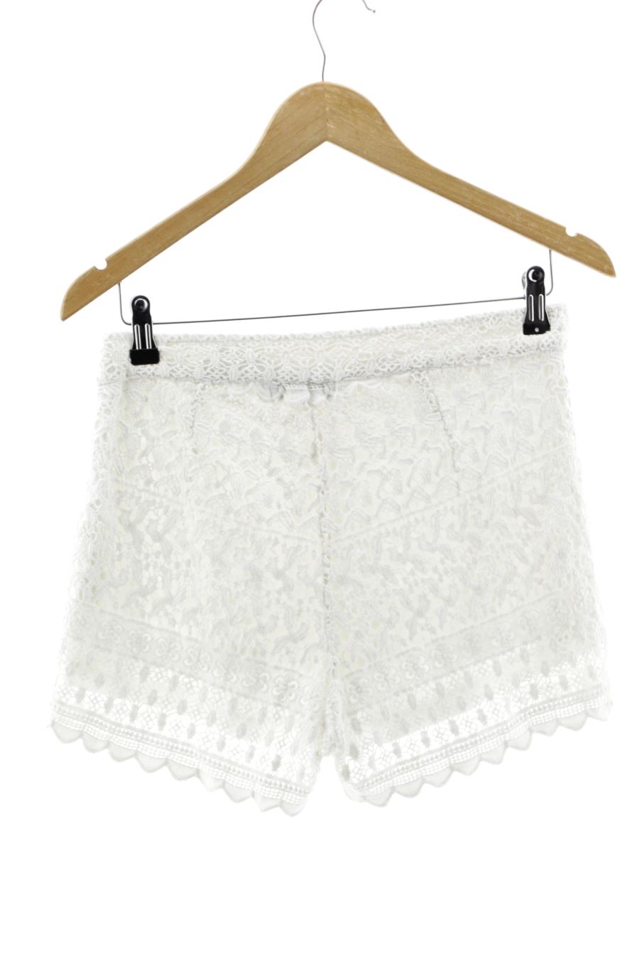 Shorts Pull & Bear de la taille L, de couleur blanc