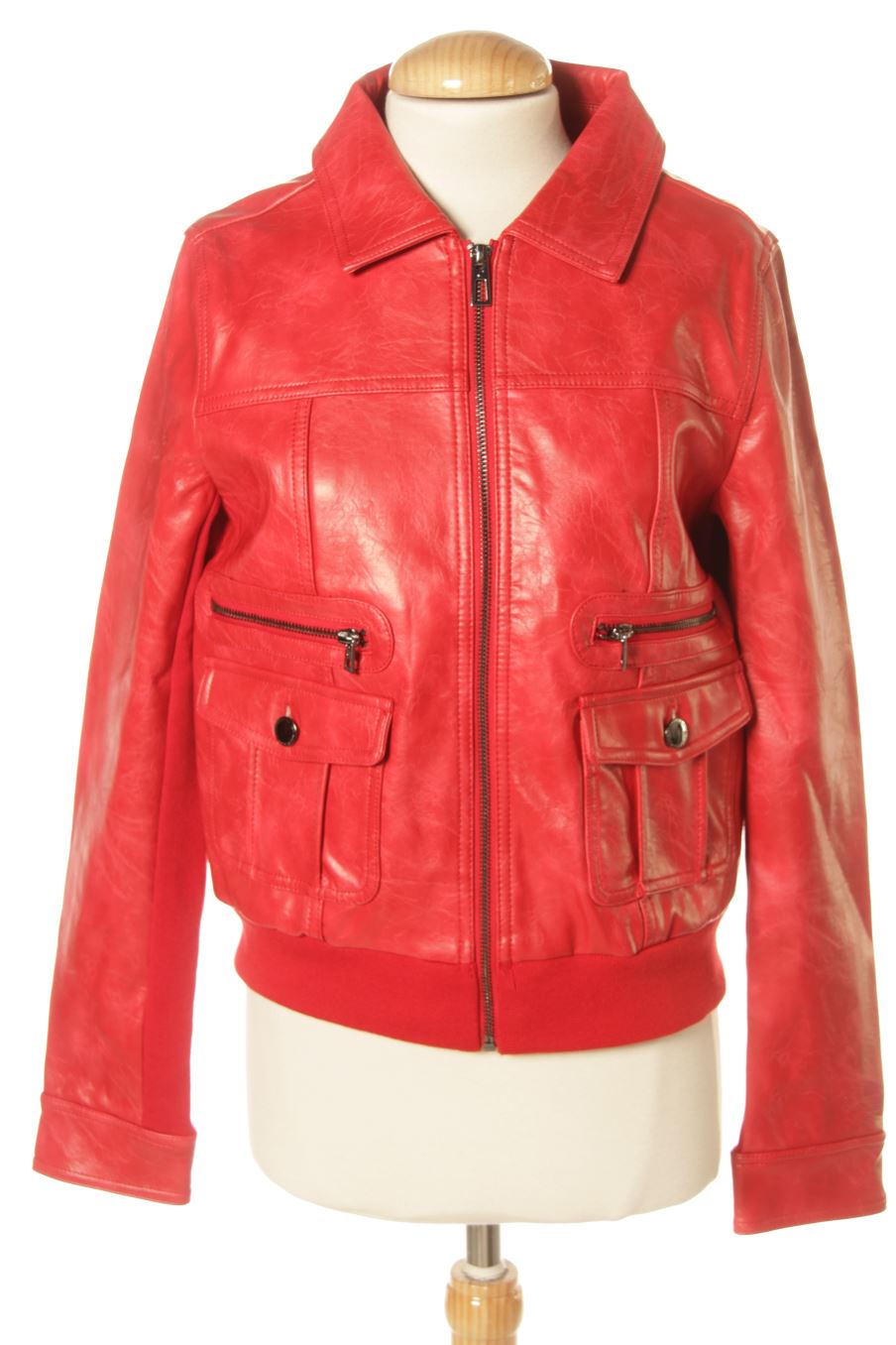 Cazadora de Desigual de la talla M, de color rojo de sintético