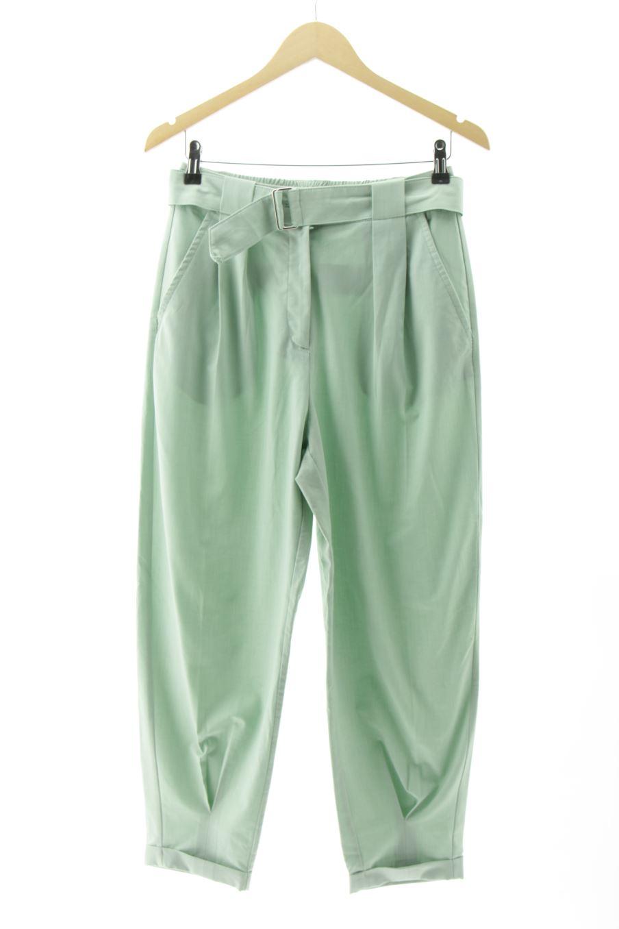 Pantalon Casual Bershka de la taille 38, de couleur vert