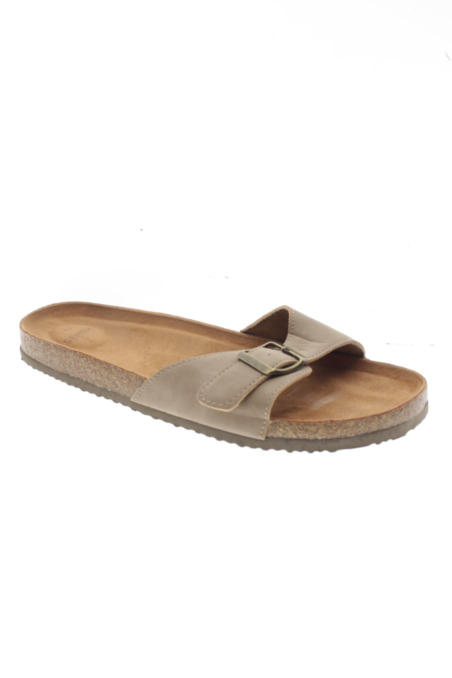 Sandalias planas de Senda de la talla 41, de color gris de