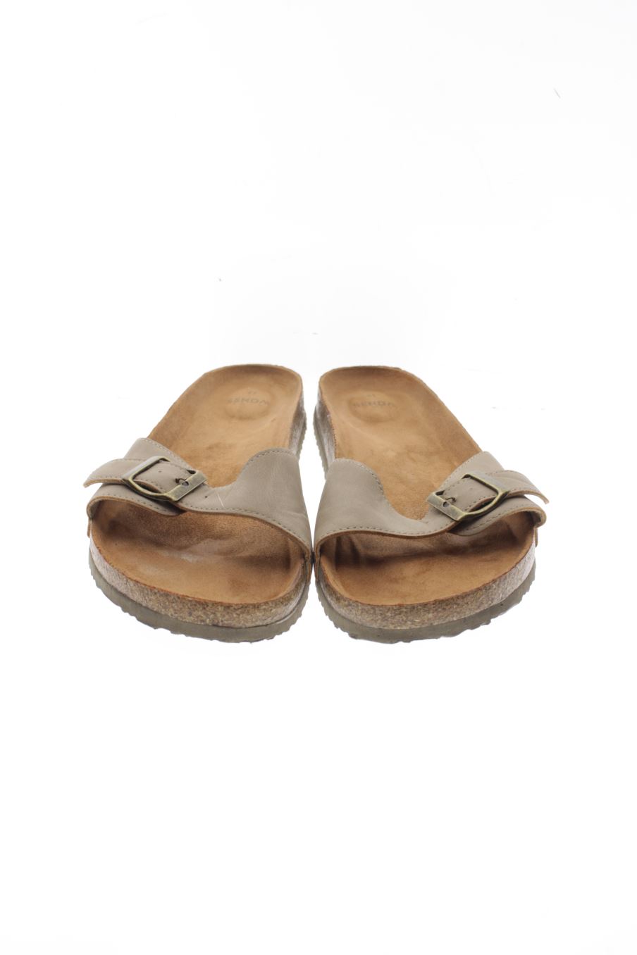 Sandalias planas de Senda de la talla 41, de color gris de