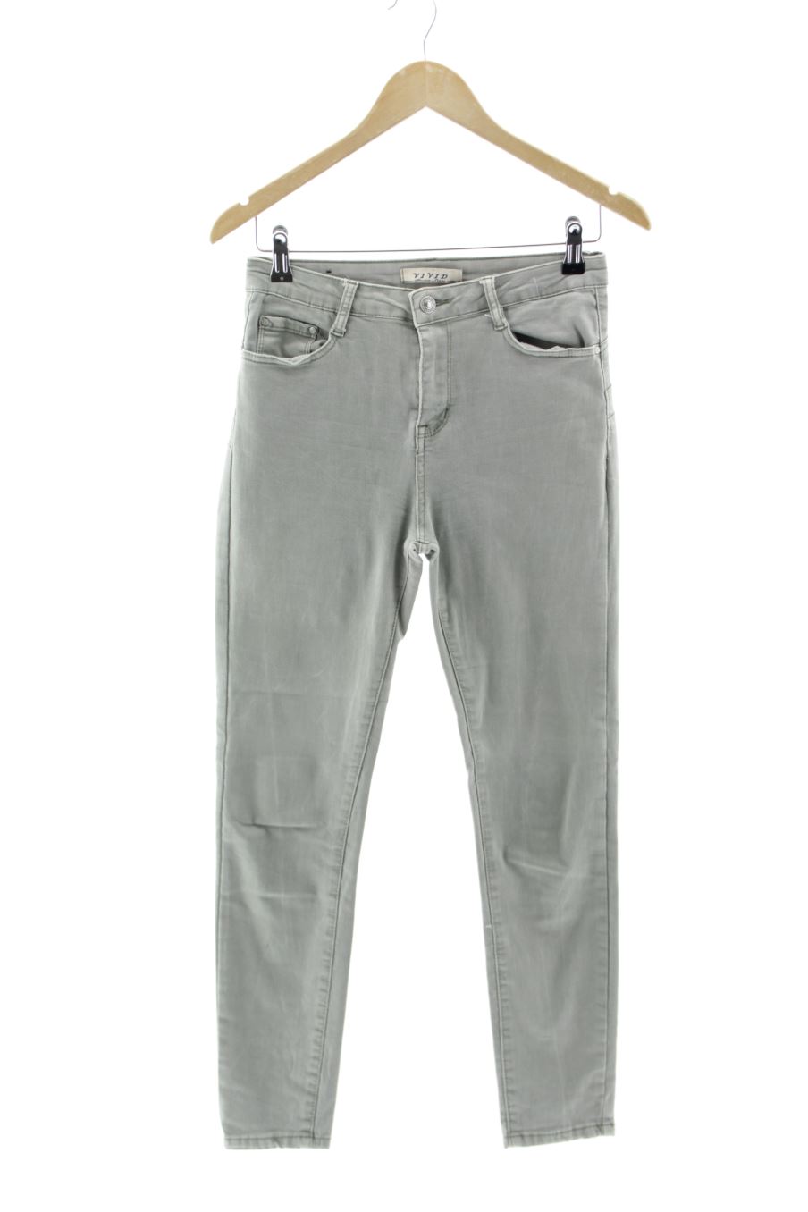Jeans Vivid de la taille 38, de couleur gris de denim
