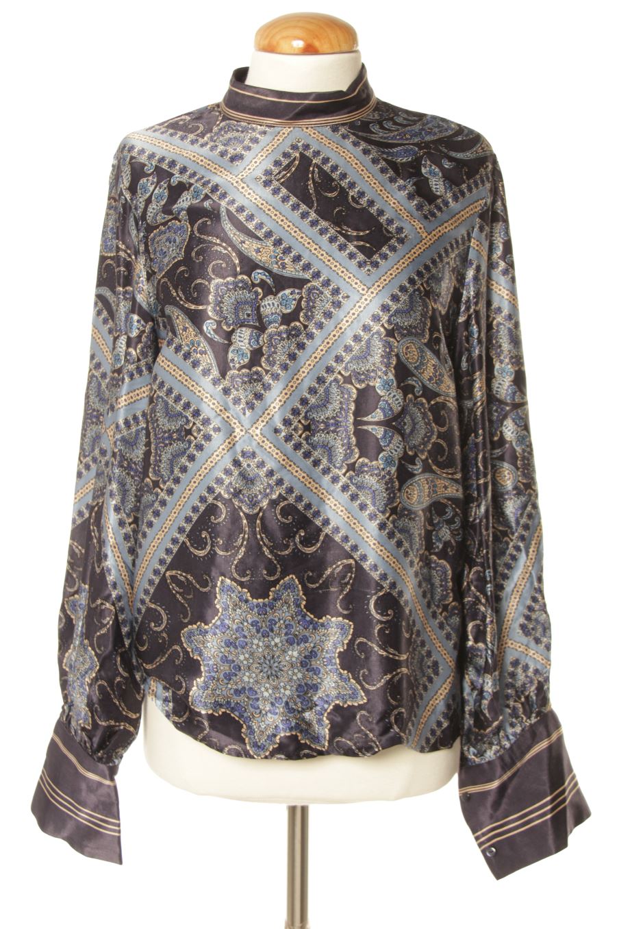 Blouse à manches longues H&M de la taille 36, de couleur imprimés