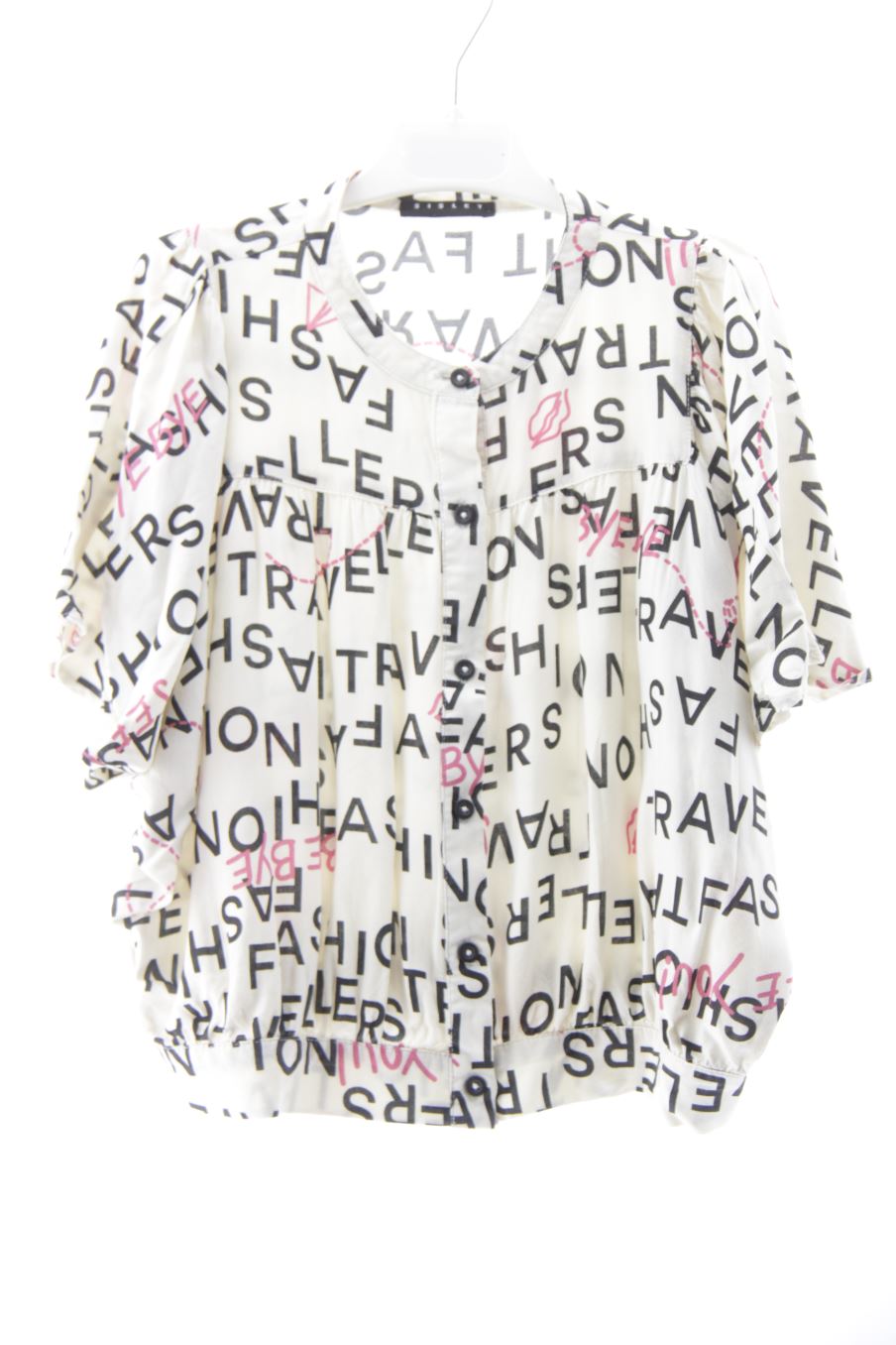 Blouse à manches courtes Sisley de la taille 10 ans de seconde main