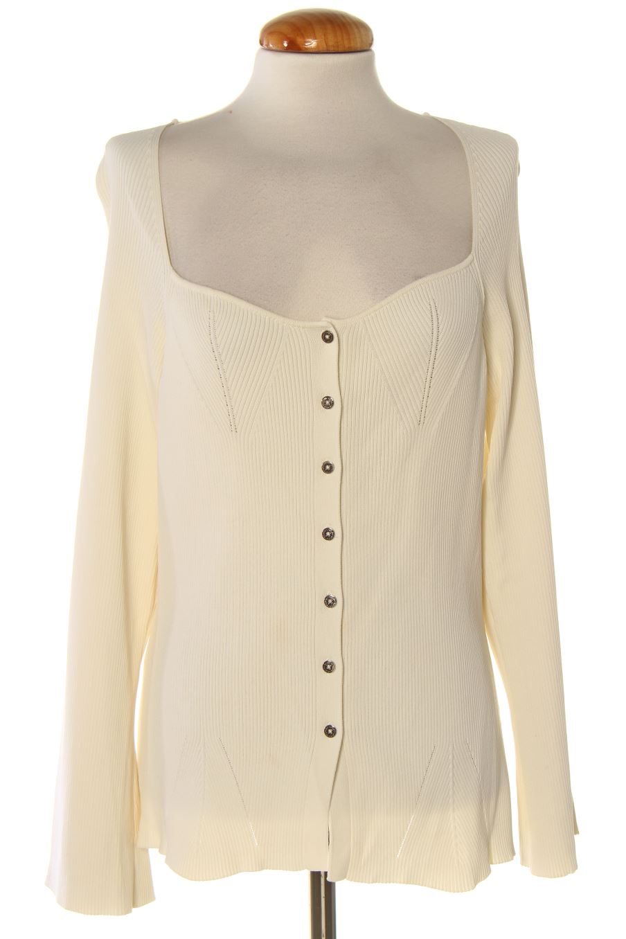 Giacca de Purificación García de la talla L, de color bianco