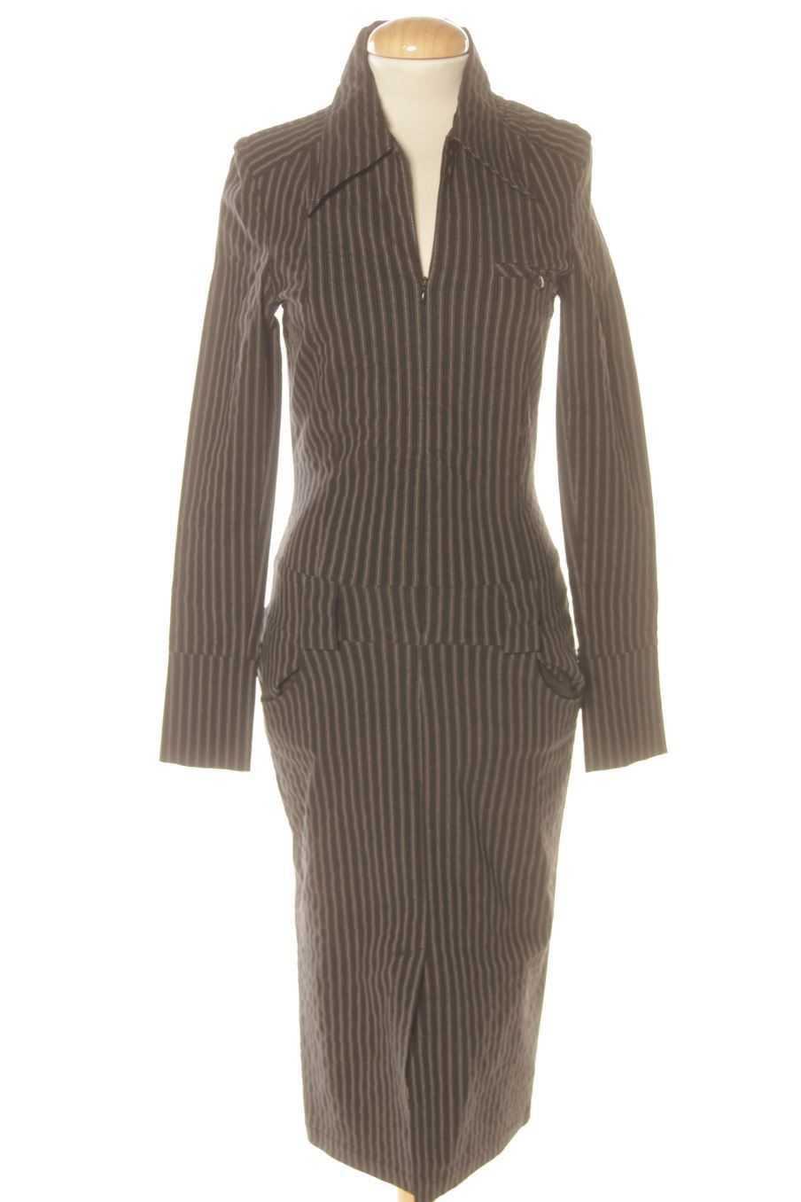 Vestito casual de waipai de la talla L, de color righe