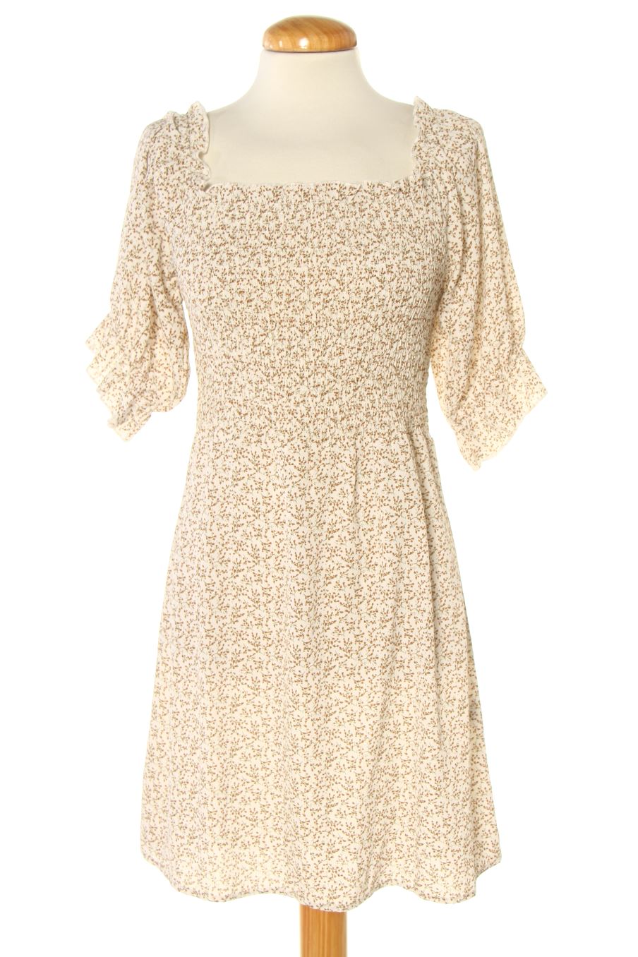 Vestido casual de gala black de la talla M, de color estampado